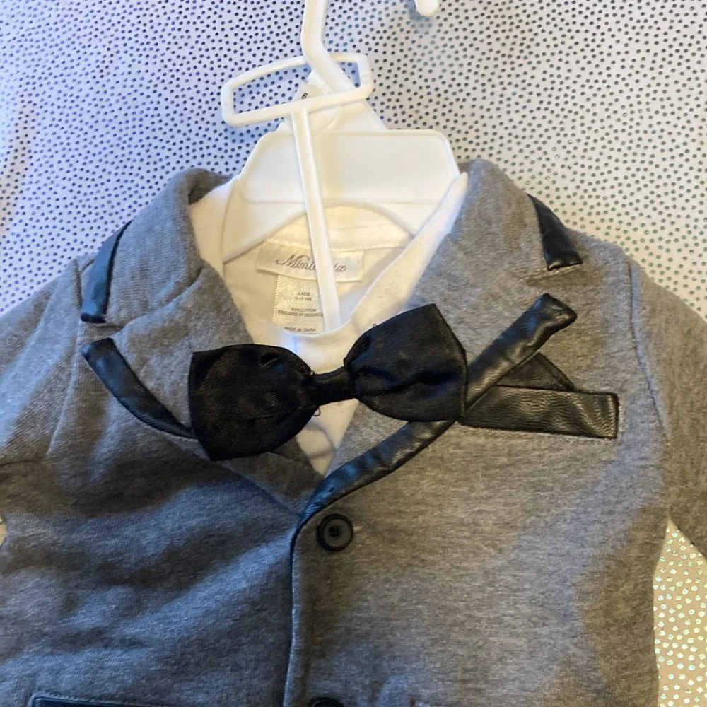 Miniclasix boys t shirt and vest size 3 months 0-12 lbs  new without tag